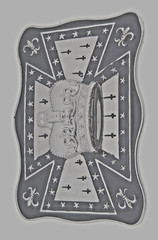 New Men Women Papa Crown Belt Buckle Chopper Fleur de lis 3d Western Cowboy Big