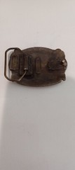 Truck Driver Belt Buckle Big Rig Semi Trucks American 1987 USA Flag Trucker Belt