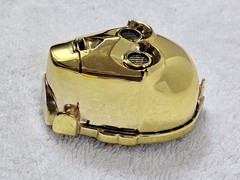 VTG 1996 Star Wars C-3PO Gold Tone Metal Belt Buckle Lucasfilm Punch Rebel