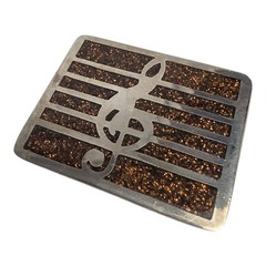 Vintage Treble Clef Belt Buckle Glitter Enamel Silver Tone Heavy Quality Made