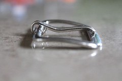 Nickel / Silver Coined End Bar Buckle fits up to 1 1/2&Prime; belt buckle lot of 5