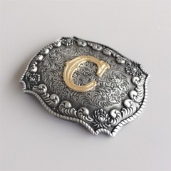 Western Initial Letter C Belt Buckle Gurtelschnalle also Stock in US