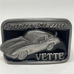 VINTAGE CHEVY CORVETTE AMERICAN CLASSICS VETTE BELT BUCKLE BA-135