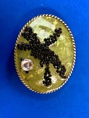 Unique IVAN western belt buckle – Stone Art Artisan pattern starfish design