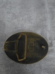 Solid Brass Rare Marijuana Pot Leaf Vintage BTS Belt Buckle