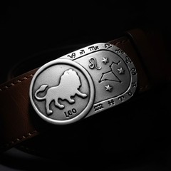 Taurus Zodiac Belt Buckle Antique Silver Rectangle Powerful Symbol