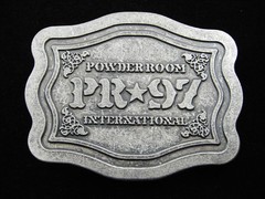 RF15165 REALLY NICE **POWDER ROOM INTERNATIONAL PR-97** BELT BUCKLE