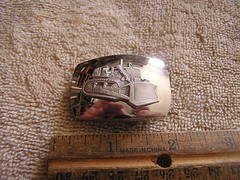 Vintage CAT Belt Buckle