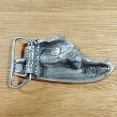 Vintage Bergamot Brass Works Yacht Belt Buckle D-210 1976 Ship Boat Sailing USA