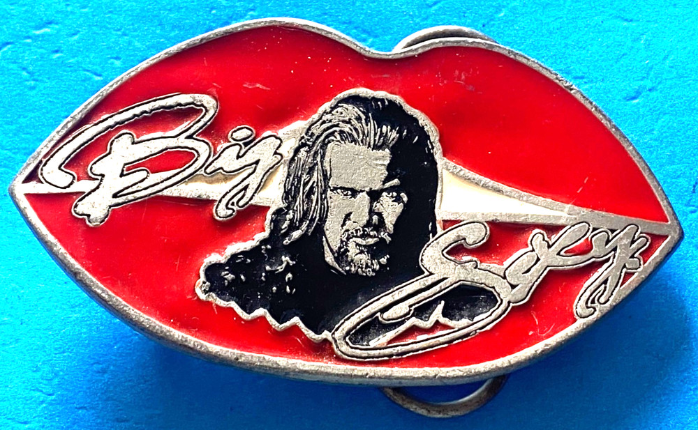 Vintage Big Sexy Kevin Nash WWE Wrestling Champion Belt Buckle WCW Hulk Hogan