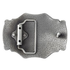 Cow Bull Belt Buckle Cowboy Cowgirl Native American Motorcyclist (YCW-01-S)