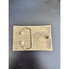 83 Vintage Stram Engine Train NAP Inc. Solid Brass F05 3.25 Belt Buckle