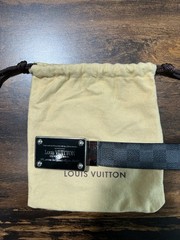Louis Vuitton Inventeur Damier Graphite 35mm Reversible Belt size 95cm “Vintage”