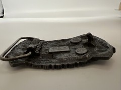 Bergamont Lumberjack Vintage Belt Buckle 1981 Siskiyou Williams Oregon Carpenter