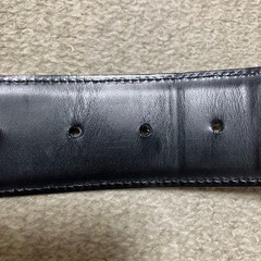 GUCCI Pre-Owned Belt Logo Mark Black Men&rsquo;S Leather