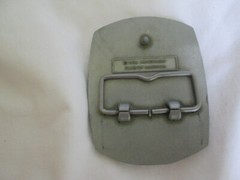 Handyman Club of America Belt Buckle Life Member Silver Vintage 1996 NICE