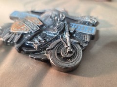 1993 Vtg Harley-Davidson Superglide Freedom Rider Belt Buckle Baron USA Chief