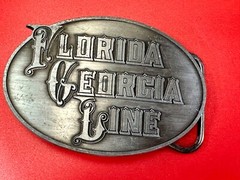 Florida Georgia Line Country Music Rock band 2013 Metal Concert Belt Buckle