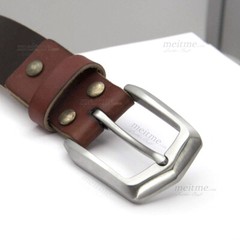 1.5in Stainless Steel Belt Buckle and Rugged for Men Leather Belt 1 1/2&Prime; 38mm