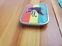 Lion of Judah Rastafari Buckle Down Belt buckle. Fits 1.5&Prime;-1.75&Prime; belt