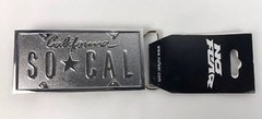 No Fear XB021 Southern California SO * CAL Sliver CHROME belt buckle – FSTSHP