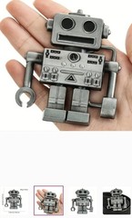 RETRO ROBOT robotic 80s 90s Metal Figural Belt Buckle novelty Buckle