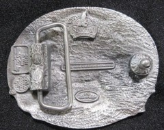 FIRE FIGHTER Belt Buckle Fire Dept. Siskiyou 1991 America&rsquo;s Heroes