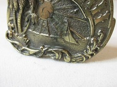 Vintage Hawaii Belt Buckle * Brass * The Great American Buckle Co. *