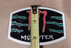 NEW!! Monster Energy Drink Logo Metal Belt Buckle Red Green