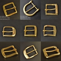 Solid Brass Belt Buckle for Unisex Pin Belt Buckles Fit For 1.5 inches Belt