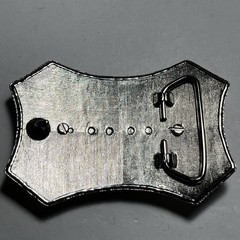 1922 vintage PEACE silver dollar WESTERN belt buckle COIN american RODEO cowboy
