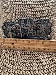 Antiqued Silver Praying Cowboy Western Belt Buckle