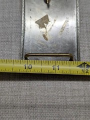 1970s vintage HORSE HEAD belt buckle NICKEL SILVER cowboy WESTERN rodeo