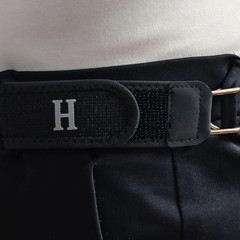2PCS Elastic Invisible Belt No Buckle Metal Hook Waist Belt for Jeans