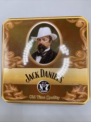 Jack Daniels Old No. 7 Whiskey Black Paisley Belt Buckle