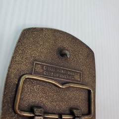 1996 Belt Buckle Handyman Club Of America Life Member Hammer Vintage
