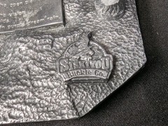 Vintage 1988 Siskiyou Buckle Co Mighty Horse Belt Buckle Solid Pewter Made in…