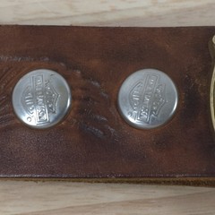 VTG Harley Davidson Belt Buckle 70s Brass Motorcycle Western Leather Belt USA