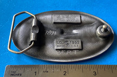 VINTAGE MOTO GUZZI MOTORCYCLE BELT BUCKLE