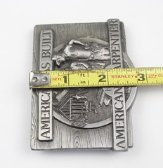 Buckles of America Anheuser-Busch AMERICAN CARPENTER Masterpiece Collection
