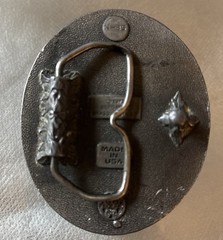 TENNIS themed BELT BUCKLE