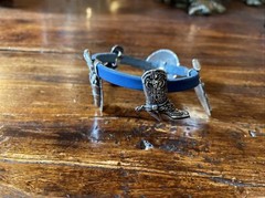 Western James Reid Style Sterling Silver Concho Cuff Fits 7.5” Wrist 🐂✅