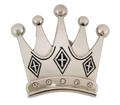 Men Women Crown Belt Buckle Blinged Rhinestone Iced Cowgirl Out Queen Fashion