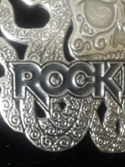 Rock Band Video Game Xbox Skull Metal Belt Buckle New Rock n Roll Rare Gothic