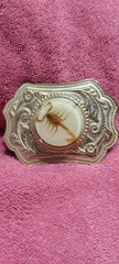 Scorpion Western Silver/Gold Tone Metal Belt Buckle Fits 1.5 in Belt Vintage