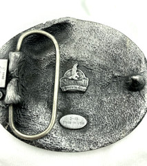 VTG Mens Siskiyou Buckle Co Alaska Bald Eagle Belt Buckle Pewter Americana Lot27