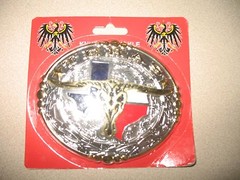 Texas Texans Horns Lone Star Gold and Silver Belt Buckle
