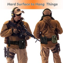Tactical Utility Belt Fully Adjustable Waistband Wear-Resistant Buckles for Men