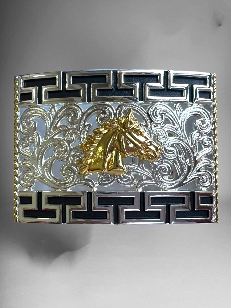 Horse Western Cowboy Belt Buckle Hebilla Vaquera Fina Rodeo Con Caballo