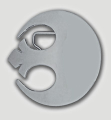 Star Wars Belt Buckle Cosplay Halloween Costume Rebel Alliance Silver Vintage